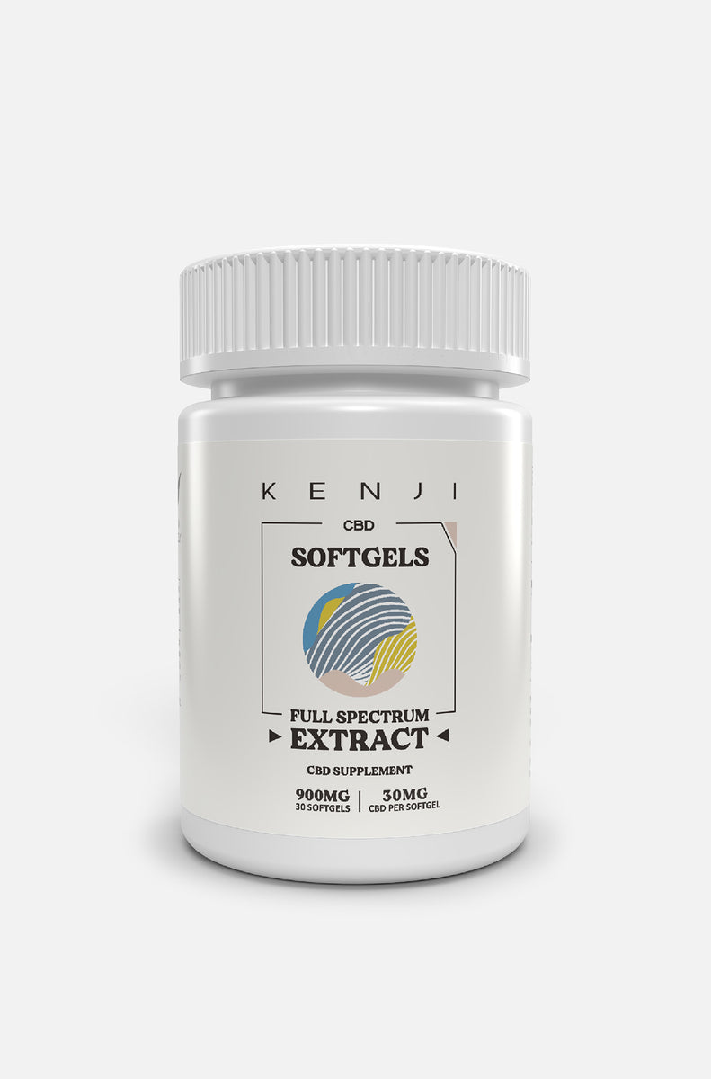 Full Spectrum CBD Softgels 30mg | CBD Pills For Sale | KENJI CBD